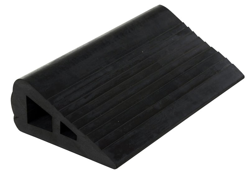 Vestil RBW-5 Industrial Rubber Wedge, 6-1/2"" L x 12"" W x 3"" H - Image 1